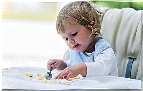 child eating